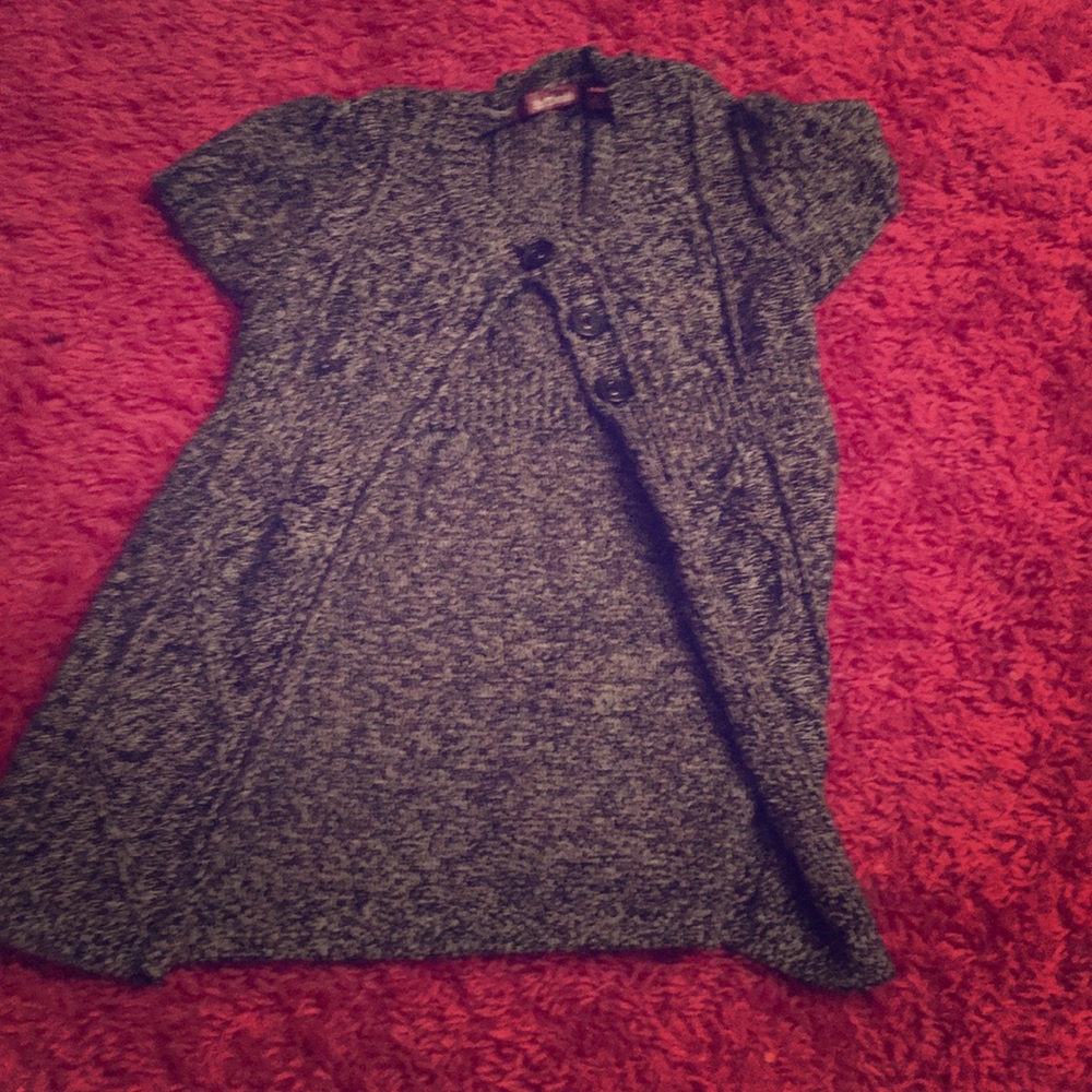 Gray sweater for rainy days